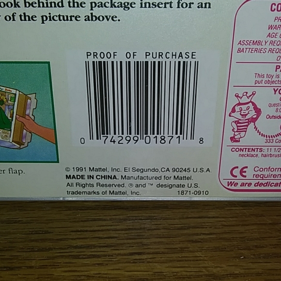 1991 Holiday Barbie - Picture 4 of 5